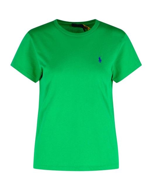 Ralph Lauren Green Cotton T-Shirt