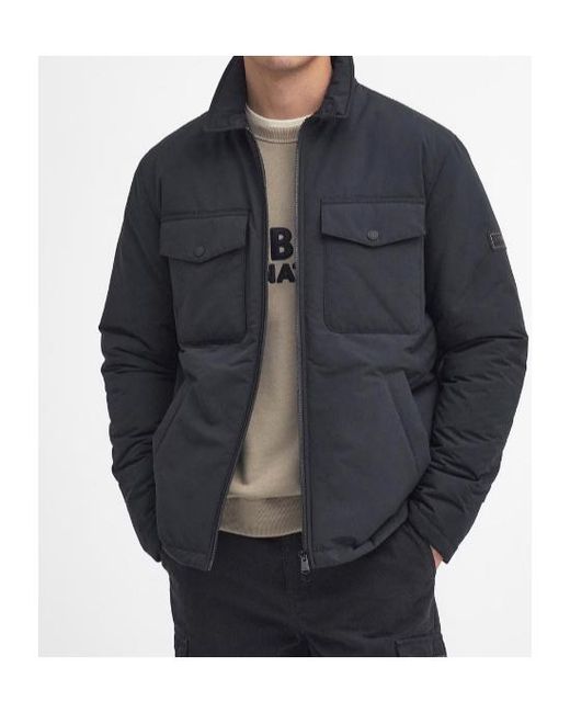 Barbour Blue Distill Quilted Jacket for men