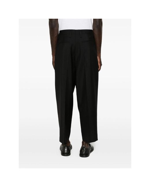 Jil Sander Black Tailored Pants for men