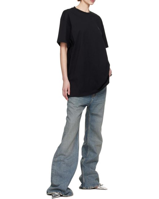 Vivienne Westwood Black Logo-Embroidered Crewneck T-Shirt