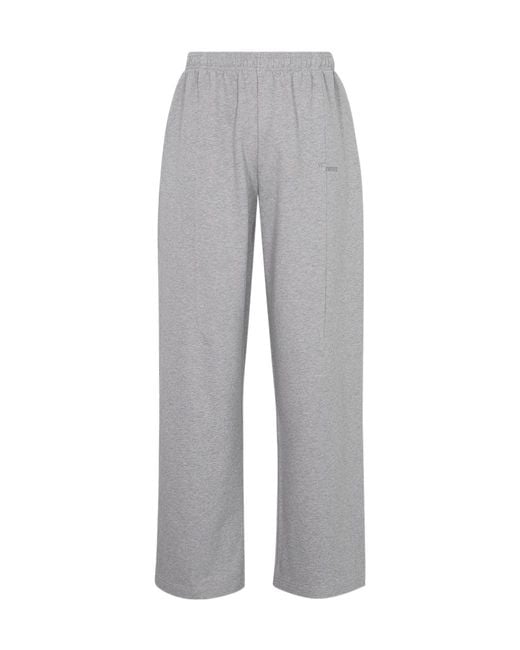 Vetements Gray French Terry Cloth Sweatpants for men