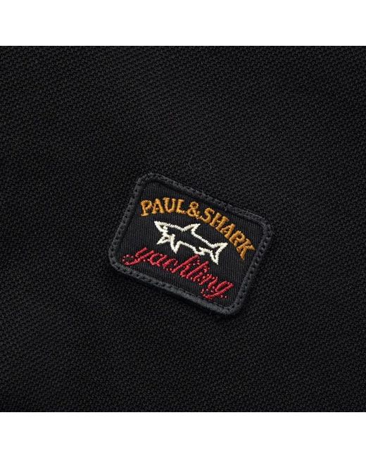 Paul & Shark Blue Logo Details Polo Shirt for men