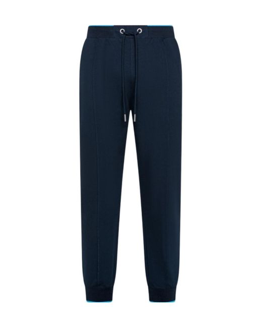 Sun 68 Blue Slim Fit Joggers for men