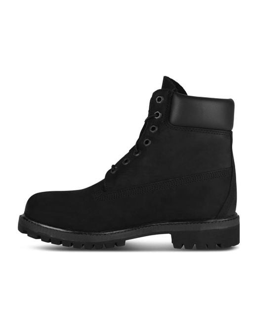 Timberland Black Front Lace-Up Boots for men