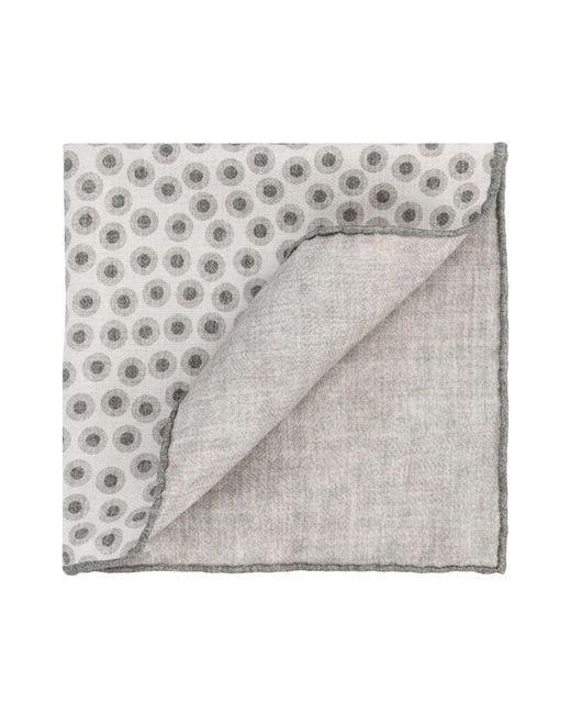 Brunello Cucinelli Multicolor Polka-Dot Pocket Square for men