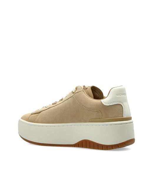 MICHAEL Michael Kors Natural Dottie Platform Sneakers