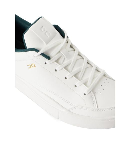 On Shoes White Leather Sneakers