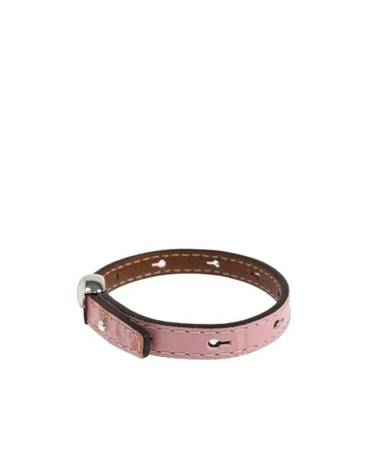Tory Burch Brown Leather Bracelet