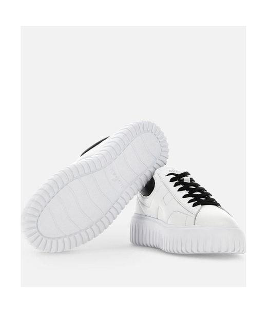 Hogan White H-Stripes/ Sneakers for men