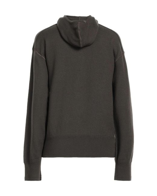 Burberry Black Solid-Color Hooded Knit Jacket