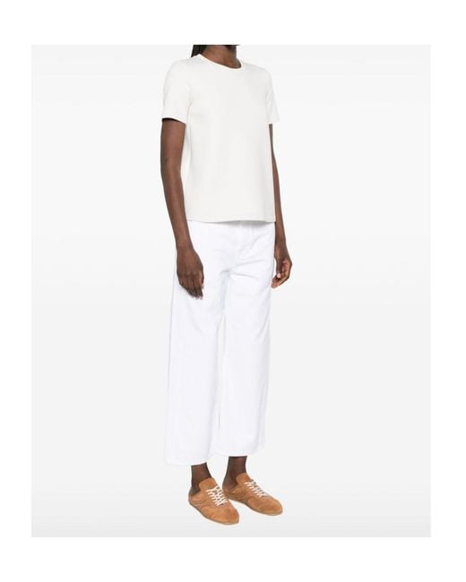 Max Mara White 'S Smmnancy Logo T-Shirt
