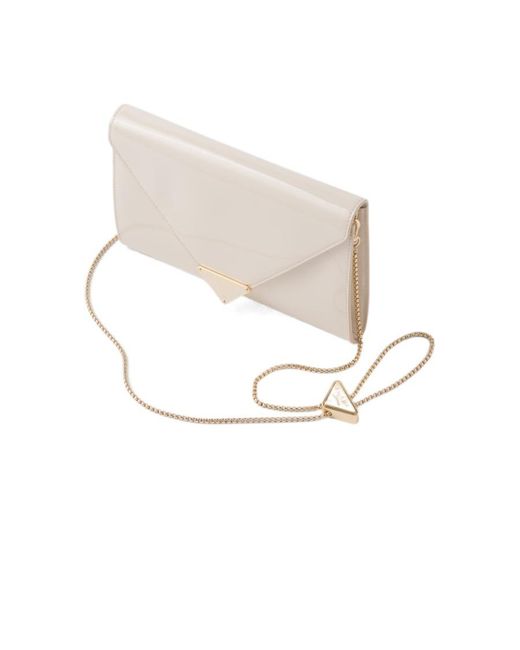 Prada Natural Mini Patent Leather Bag