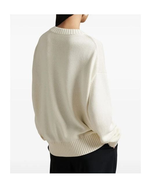 Polo Ralph Lauren White Polo Bear Intarsia-Knit Crewneck Jumper