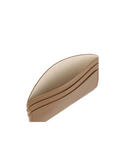A.P.C. Brown Demi-Lune Cardholder