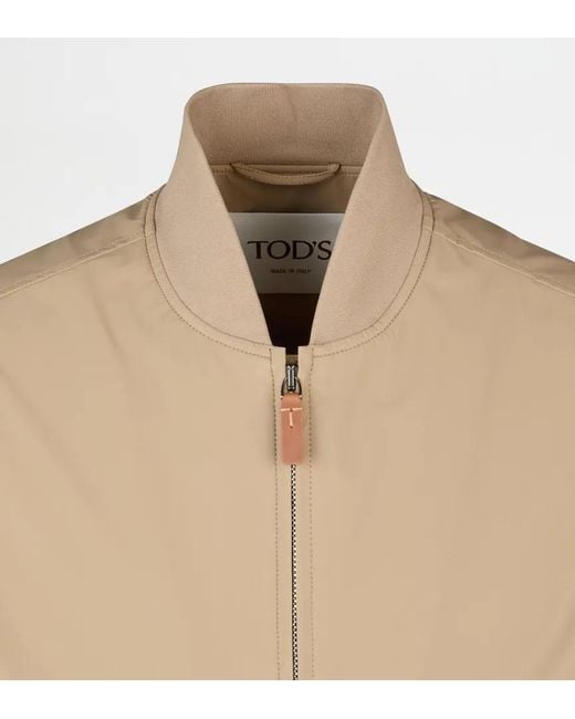 Tod's Natural Long-Sleeved Jacket for men