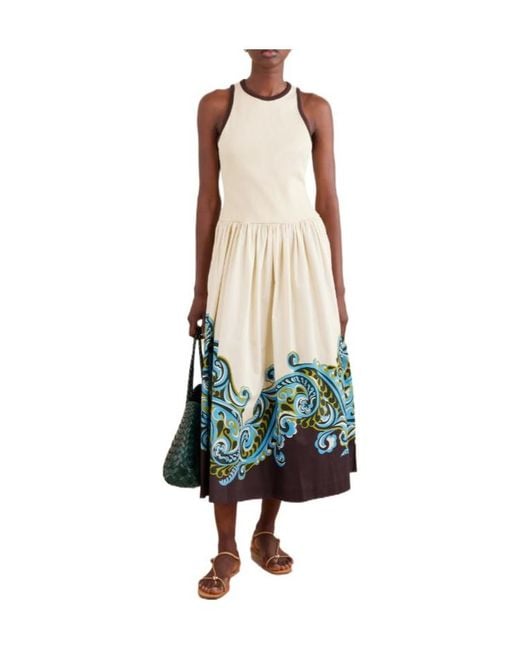 ALÉMAIS White Tank Organic Cotton-Poplin Midi Dress