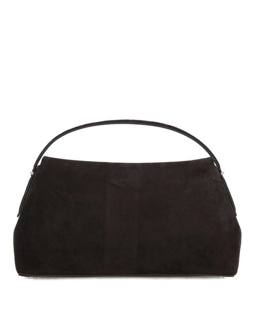 Totême  Black Totême Top Handle Tote Bag