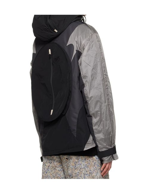Kusikohc Black Spliced Jacket for men