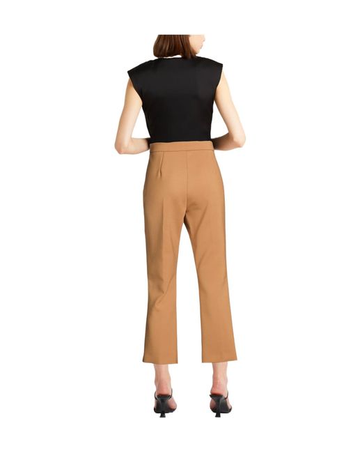 Max Mara Natural Comfortable Stretch Slim-Fit Dress Pants