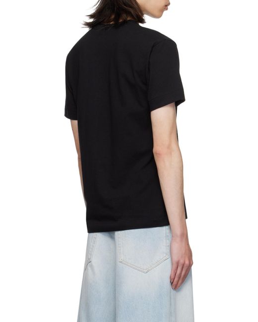 COMME DES GARÇONS PLAY Blue Logo T-Shirt for men