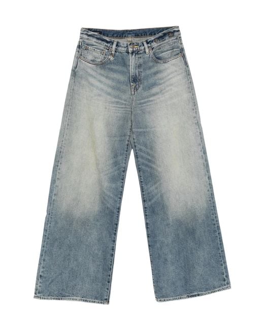 R13 Blue Belt Loop Jeans