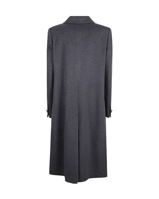 Tagliatore Gray Single Breasted Coat