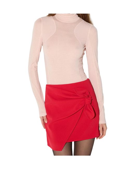 Elisabetta Franchi Pink Turtleneck Top