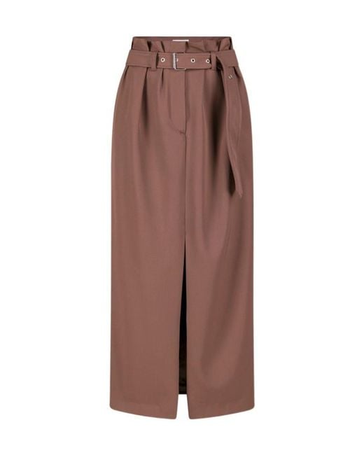 Dries Van Noten Brown Seaches Skirt