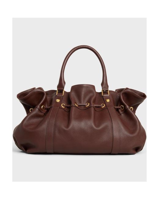Céline Brown Medium Abbey Bag