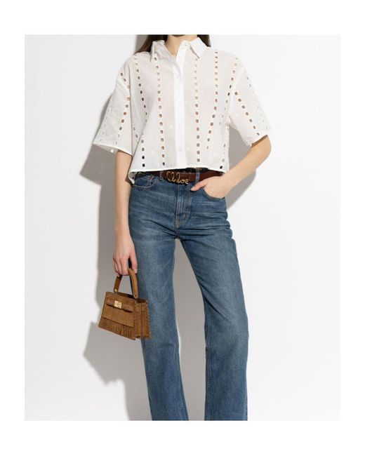 Anine Bing White Top 'Lincoln'