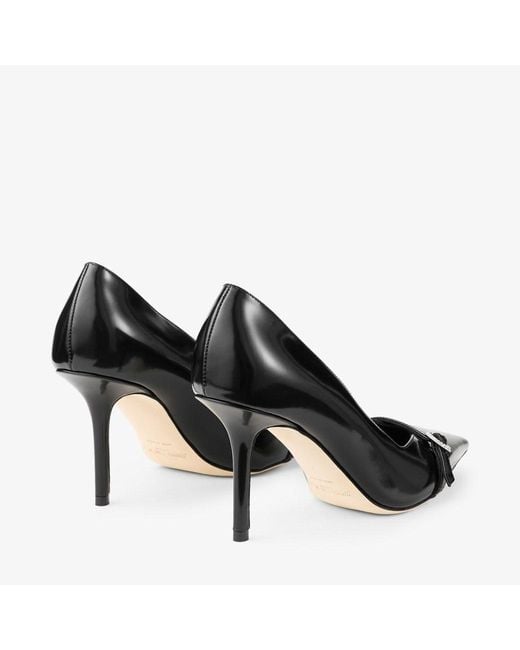 Jimmy Choo Black Keari 85 Pointed-Toe High Heels