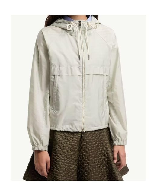 Moncler Gray Coquelicot Hooded Jacket