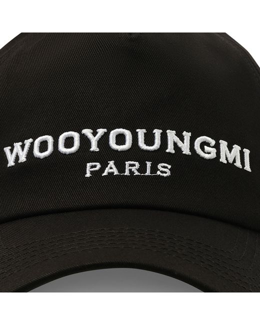 Wooyoungmi Black Logo Hat for men