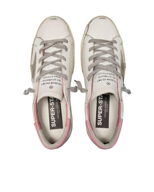 Golden Goose Deluxe Brand Gray Superstar Low-Top Sneakers