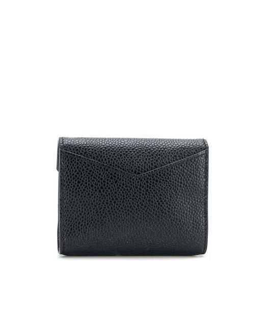 Thom Browne Blue Stripe Detailed Envelope Card Case