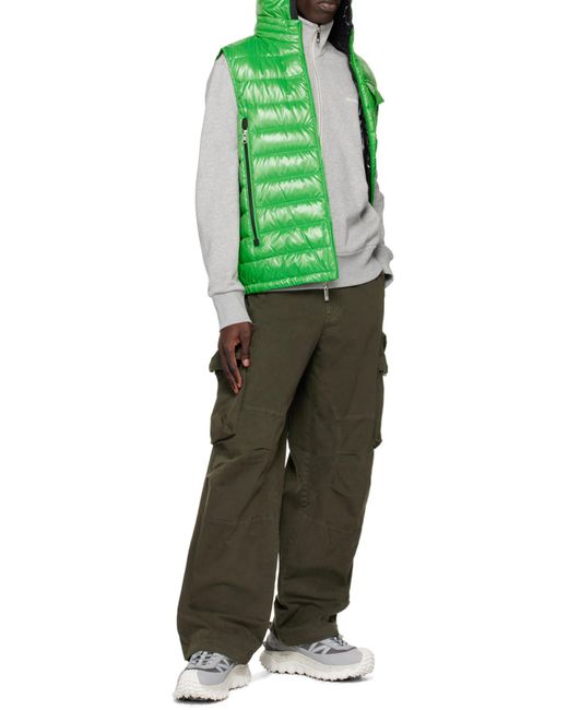 Moncler Green Ragot Down Gilet for men