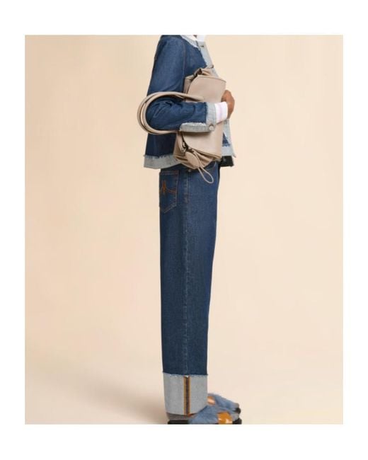 Marni Blue Denim Inside-Out Jeans