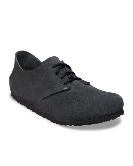 Birkenstock Black Maine Lace-Up Shoes for men