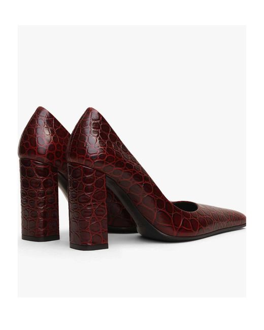 Alaïa Brown Pointed Toe Chunky Heels