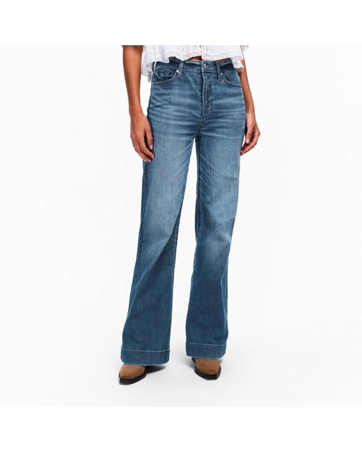 7 For All Mankind Blue Slim Fit Jeans