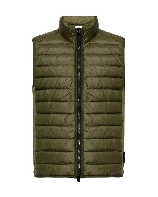 Stone Island Green Vests for men