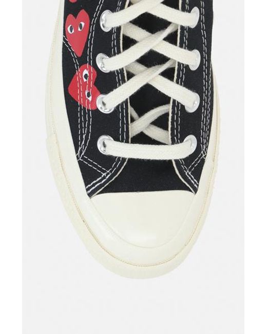 COMME DES GARÇONS PLAY Multicolor Comme Des Garcons Playxconverse Lace-Up High-Top Casual Shoes