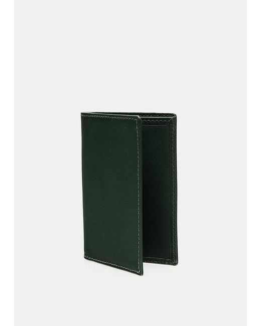 Comme des Garçons Green Logo Wallet for men