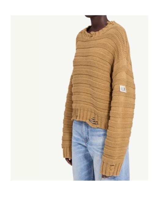MM6 by Maison Margiela Blue Wool Jumper
