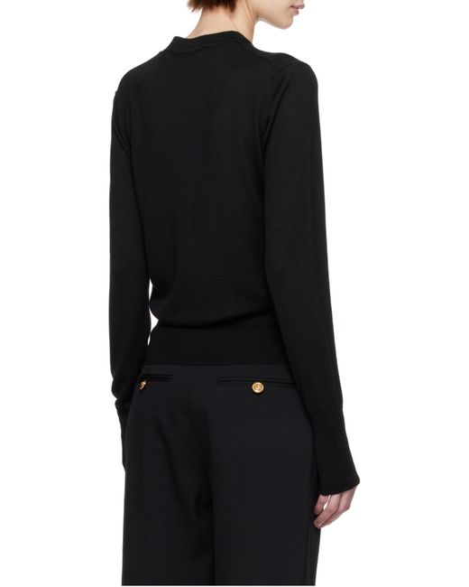 Vivienne Westwood Blue Logo Embroidered Knitted Cardigan