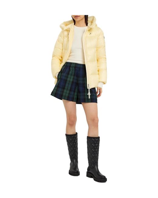 Moncler Natural Serrites Hooded Padded Nylon Jacket