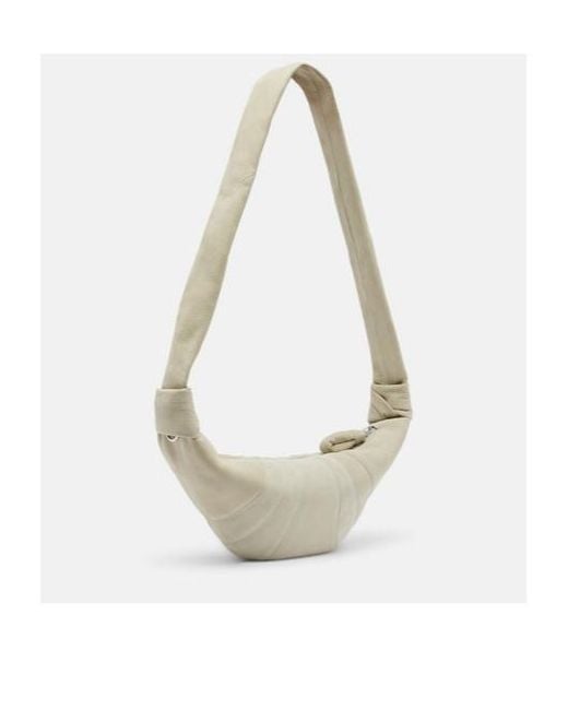 Lemaire White Small Leather Shoulder Bag