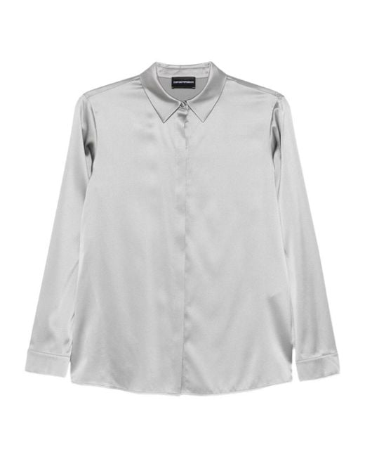 Emporio Armani Gray Shirts