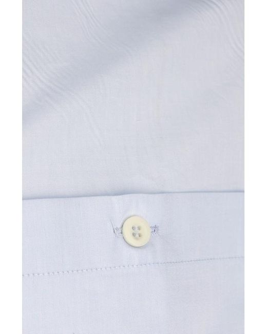 Prada White Cotton Shirt for men