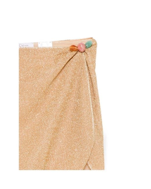 Oseree Natural Oséree Beaded Wrap Beach Skirt